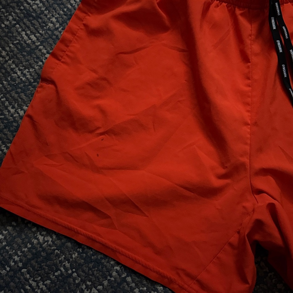 Gymshark Red Men's Athletic Shorts - Picture 4 of 7